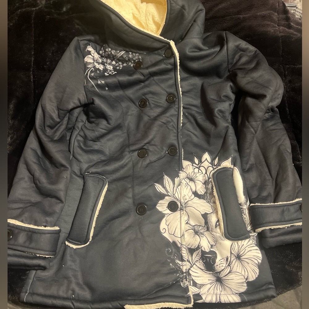 Floral Wolf Women’s Jacket